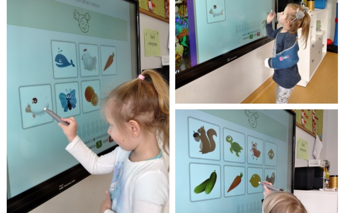 Tablica interaktywna - Krasnoludki