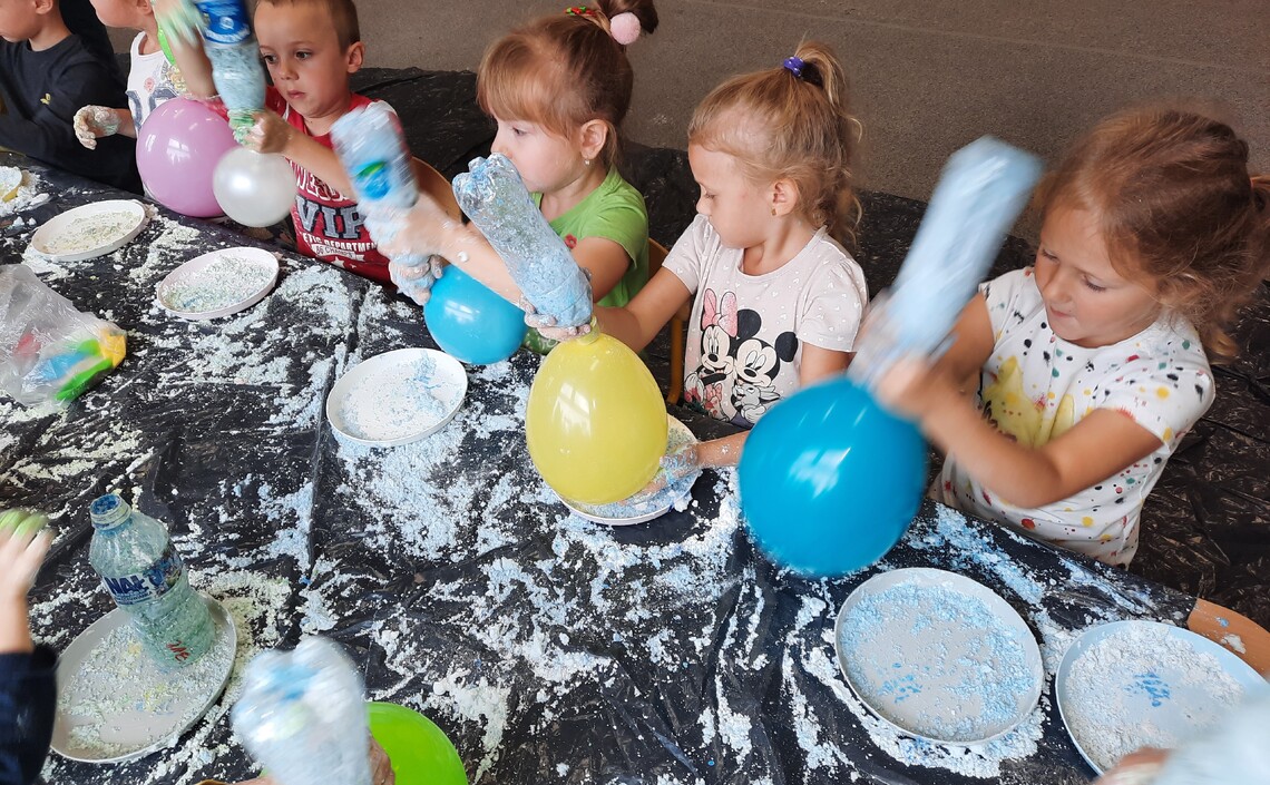 Masa smerfowa- gniotki