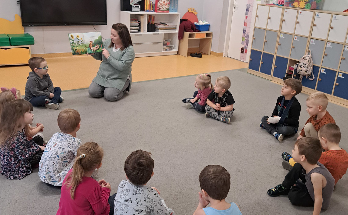 Akcja czytelnicza w grupie Krasnoludki