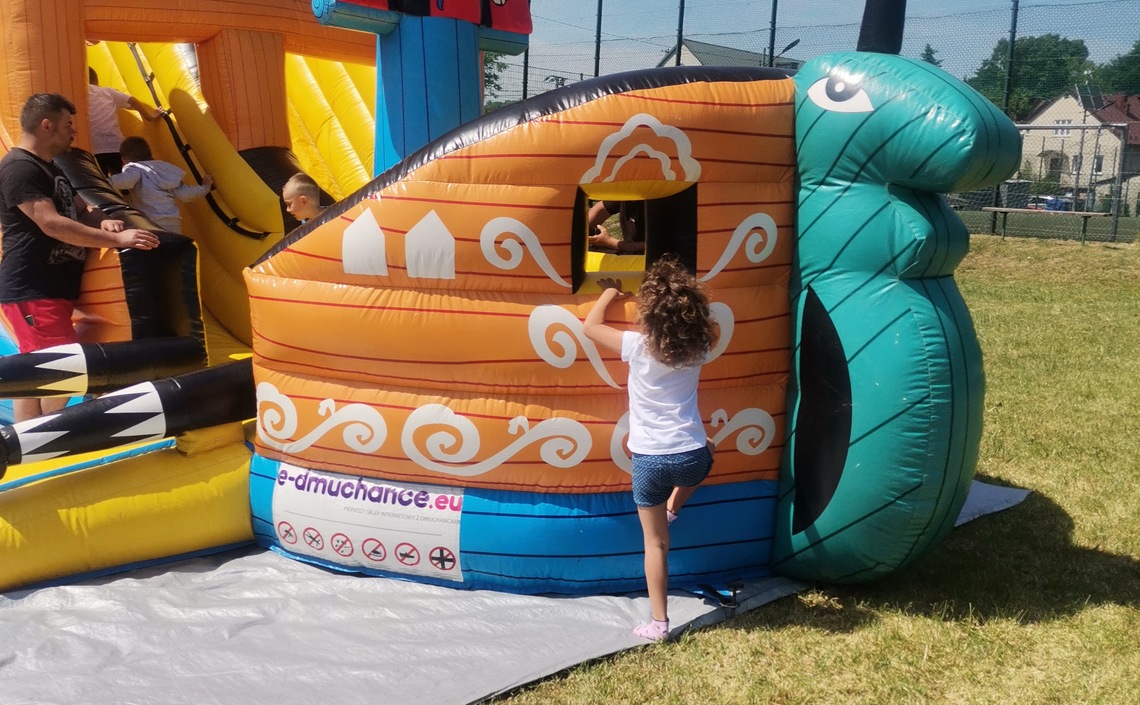 Biedroneczki na dmuchańcach