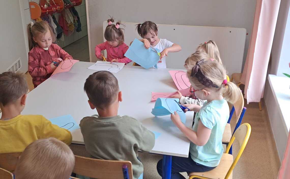 Ślimaki - praca plastyczna SŁONECZKA